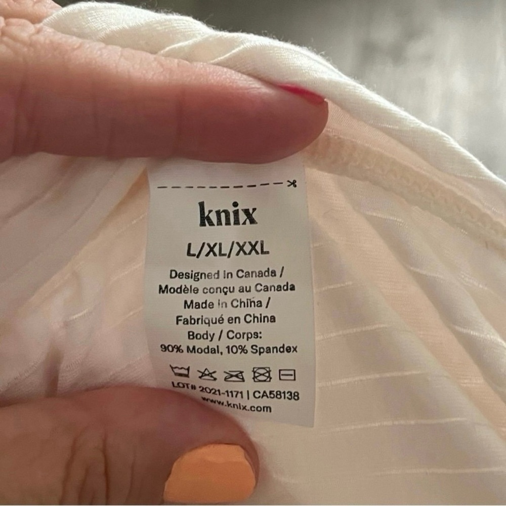 KNIX Lounge Sleep Wear Rib Knit Modal Open Front Robe XXL - Picture 7 of 7